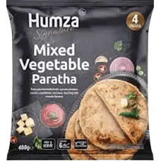 Humza - Mix Veg Paratha Semicooked 400g