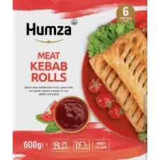 Humza - Meat Kebab Rolls 600g