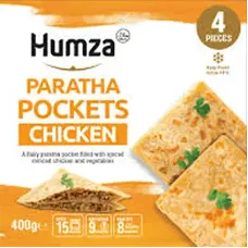 Humza - Paratha Chicken Pockets 400g