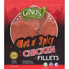 Ginos - Hot and Spicy Chicken Fillets 500g