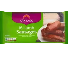 Shazans - Frozen Lamb Sausages 840g