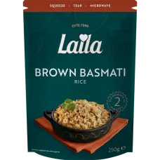Laila - Brown Basmati Microwave Rice 250g
