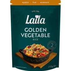 Laila - Golden Vegetable Microwave Rice 250g