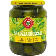 Kedainiu Konservai - Sweet and Sour Pickled Cucumbers 720ml